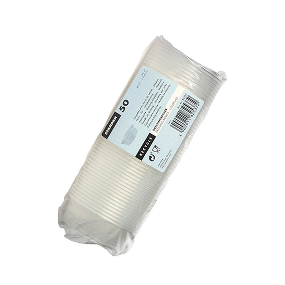 Papstar Dressingbecher, PP rund 50 ml Ø 7,1 cm · 2,4 cm transparent