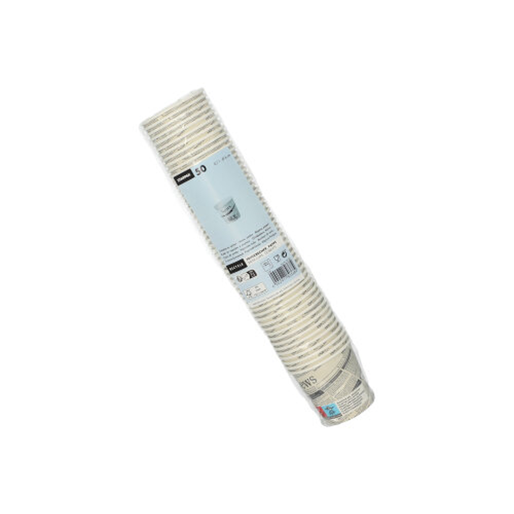 Papstar Trinkbecher, Pappe "To Go" 0,1 l Ø 6,3 cm · 6 cm "Newsprint"