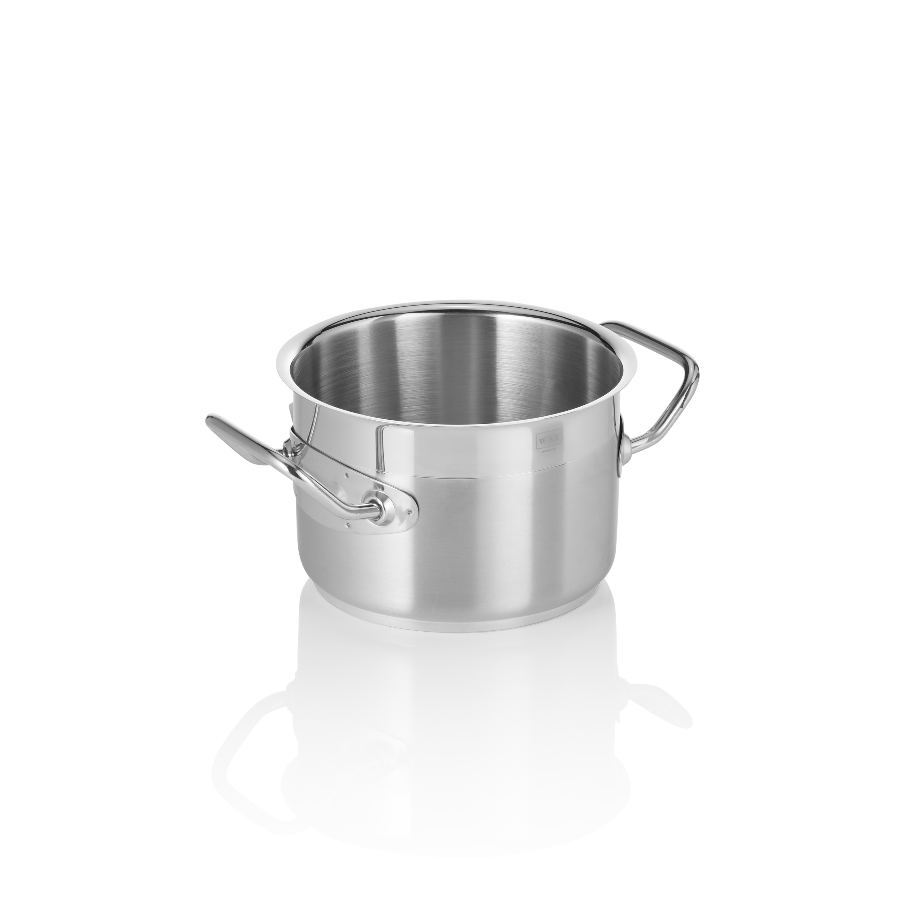 WAS Bratentopf COOKWARE 21, Ø 16 cm, 2 ltr., Chromnickelstahl 18/10