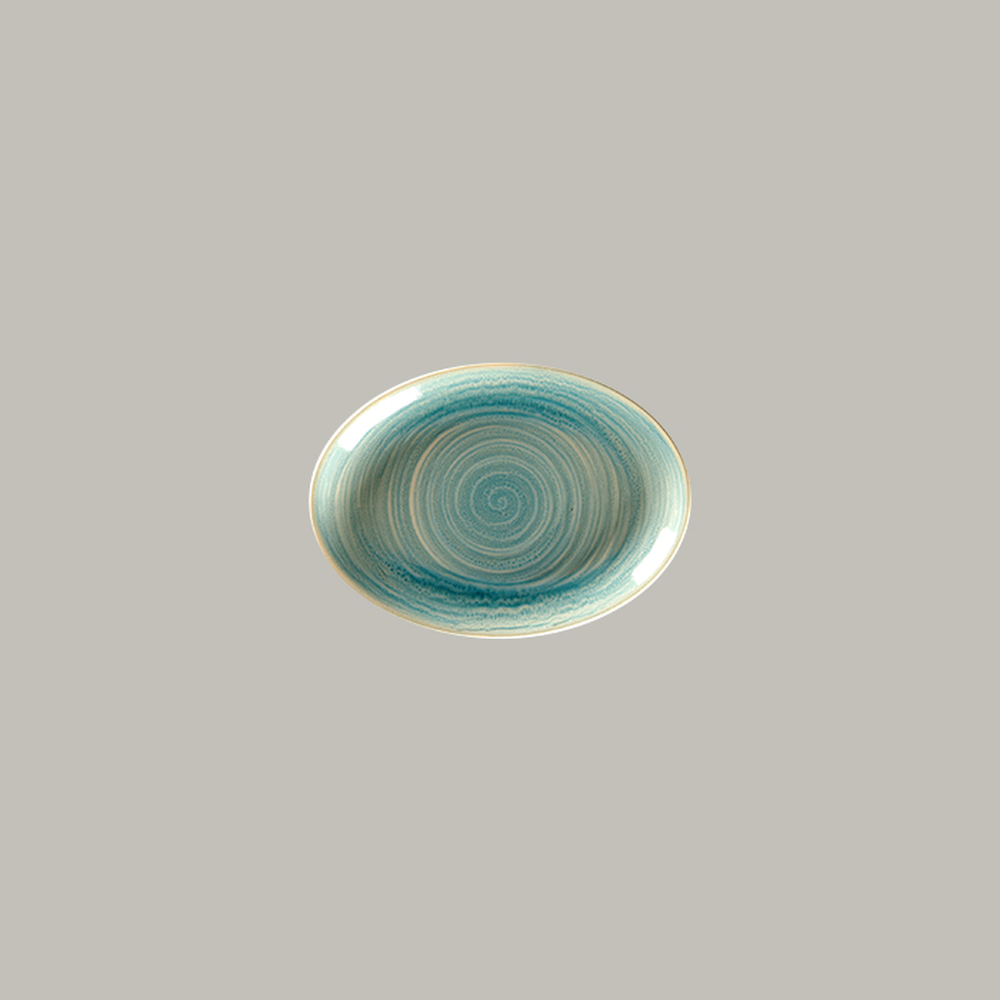 RAK Platte oval - saphire Serie: Spot L 21 cm / W 15 cm / Ht. 2.5 cm