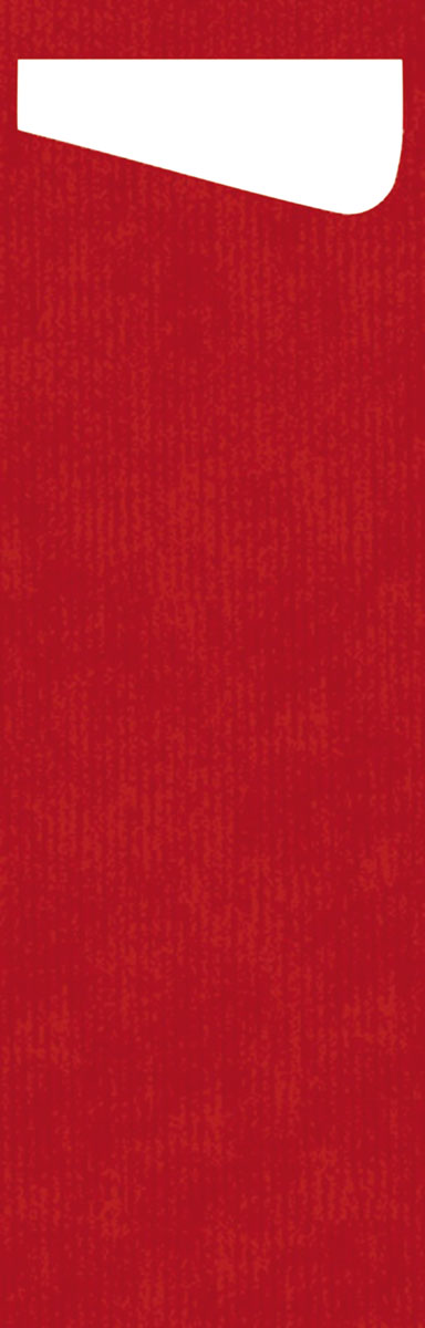 Duni Sacchetto Slim Dunisoft 230 x 70 mm rot/weiß