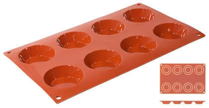 Contacto Silikon-Backmatte Tartelett, 6 cm