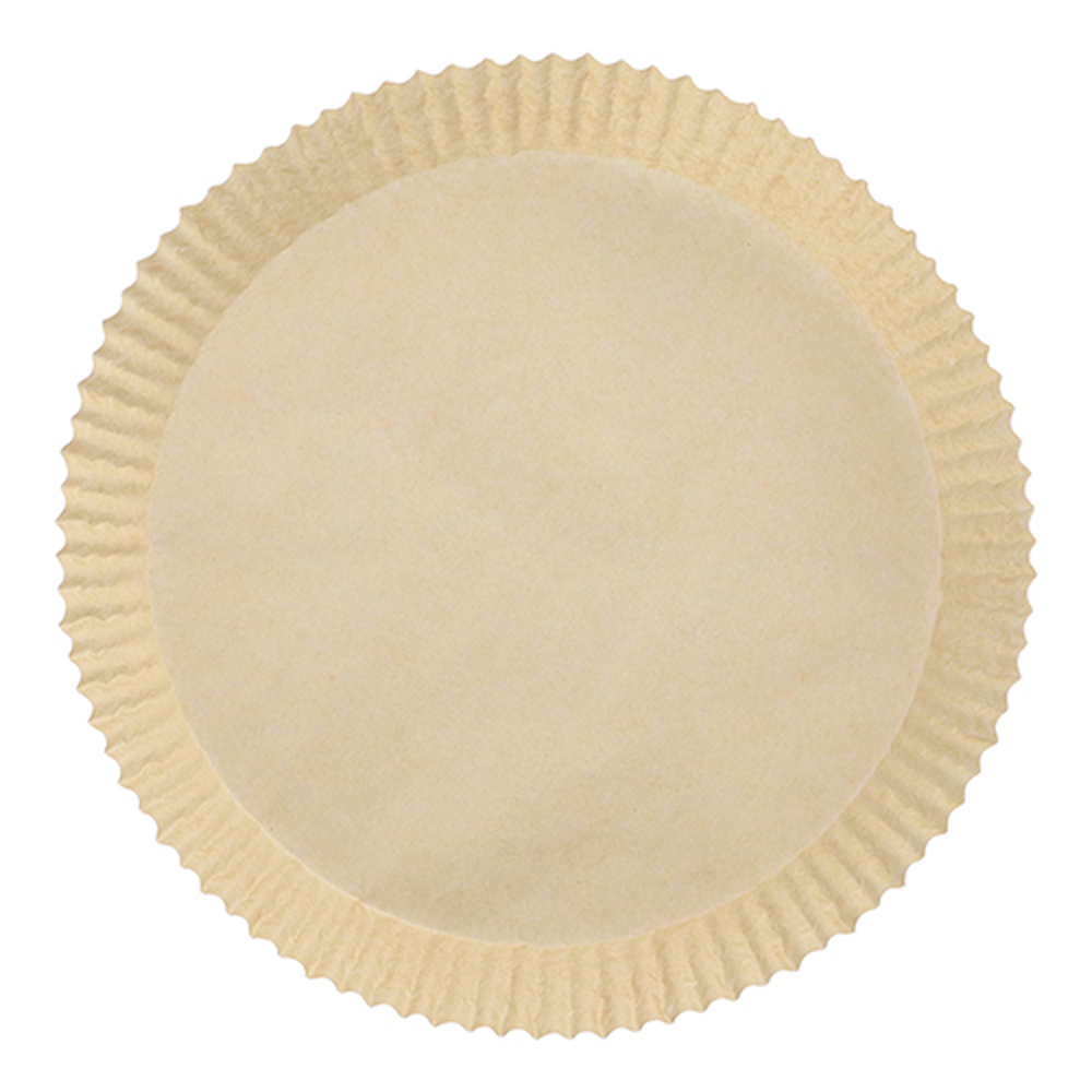 Papstar Backpapiere Ø 23 cm · 4,5 cm braun für Heißluftfritteusen