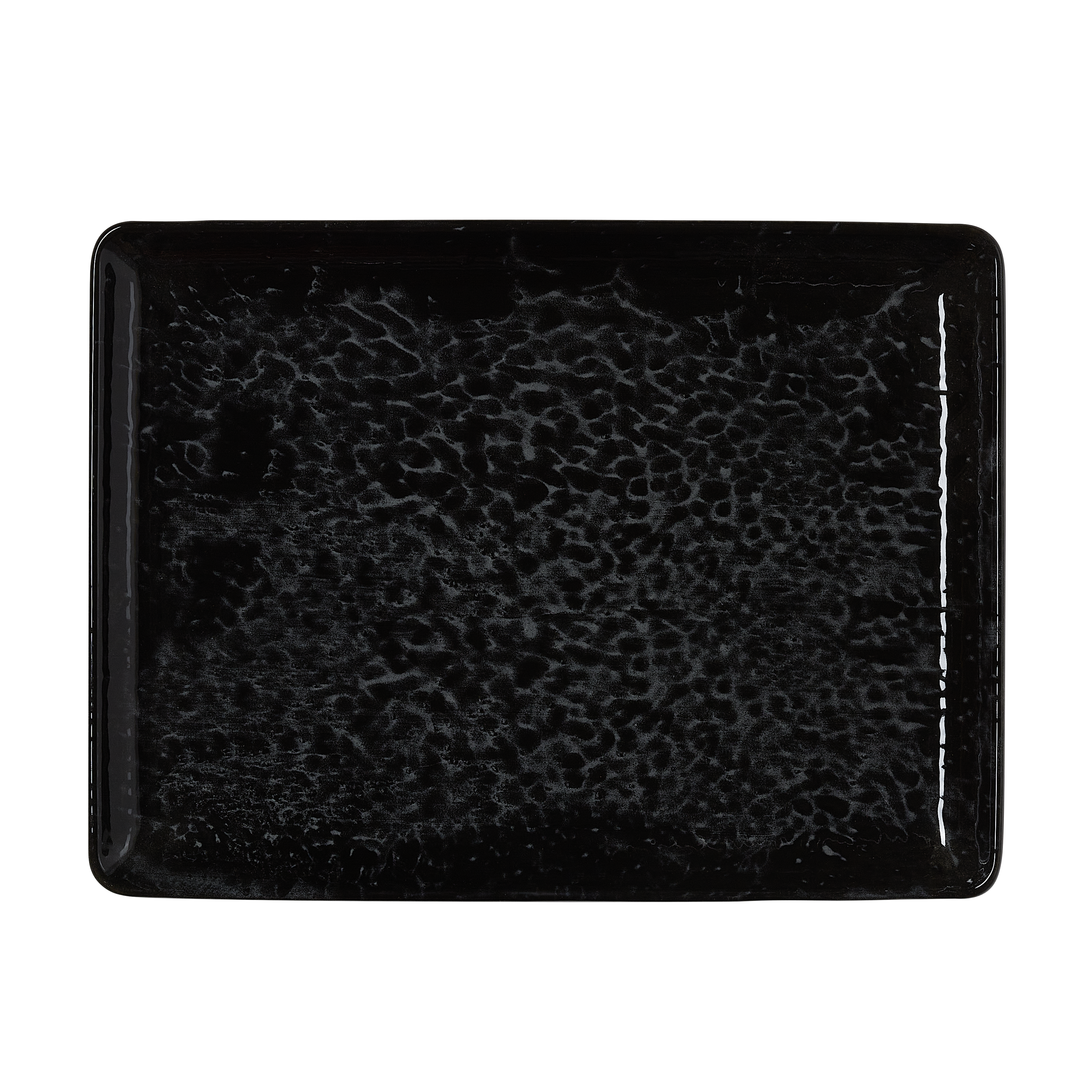 WAS Teller Set VIDA NIGHT, flach, 27 x 20 cm, Set á 6 Stück, night, Porzellan