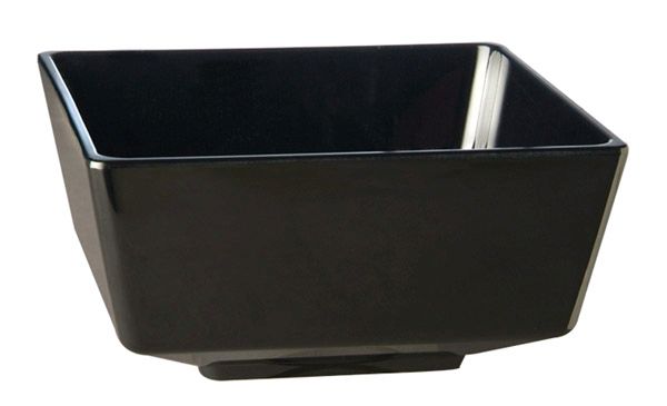 APS Schale -FLOAT- 19 x 19 cm, H: 9,5 cm , Melamin, schwarz, 1,9 L
