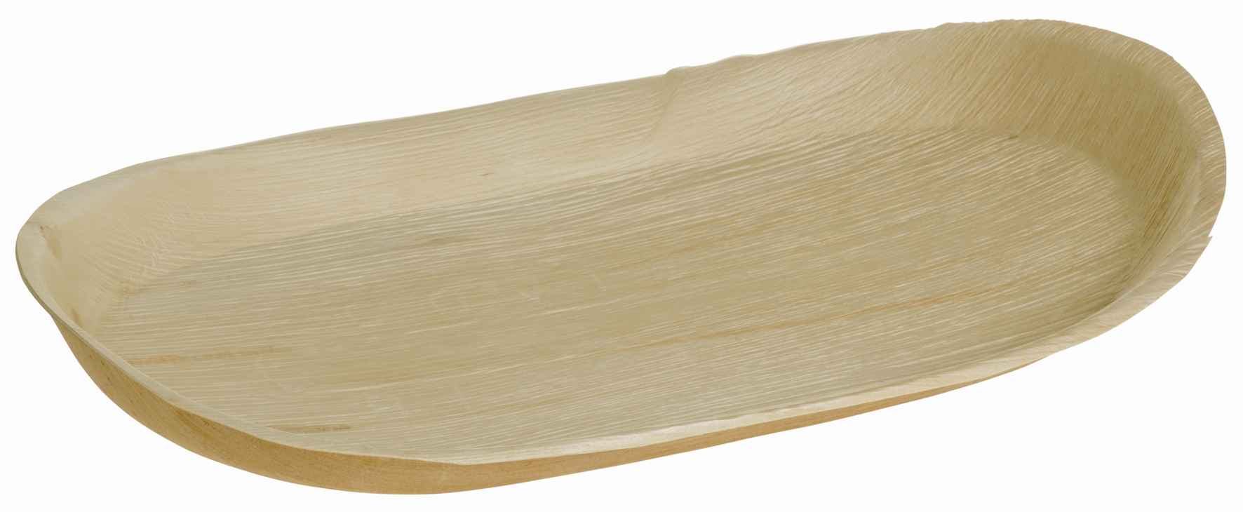 Pacovis Platte Palmblatt, 480x240x40mm, oval