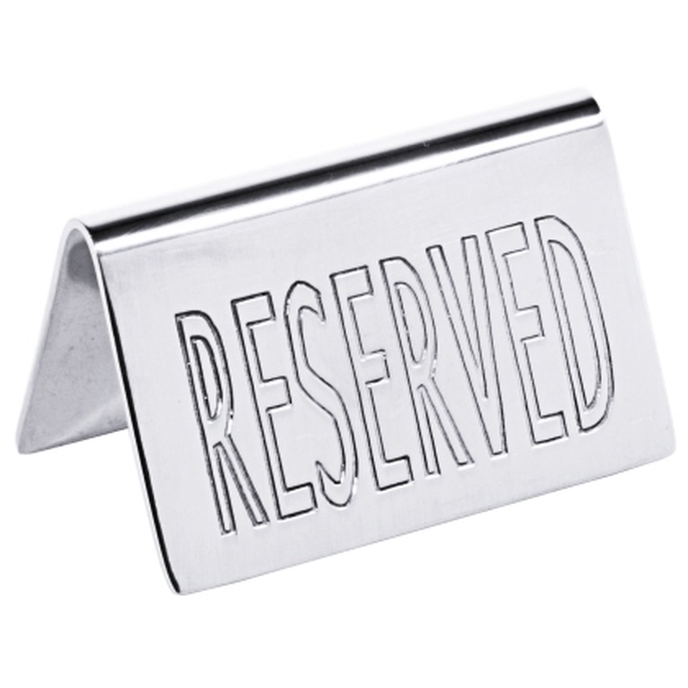 Contacto Tischschild RESERVED