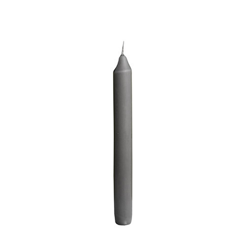 Papstar Tafelkerzen Ø 2,1 cm · 19,6 cm grau