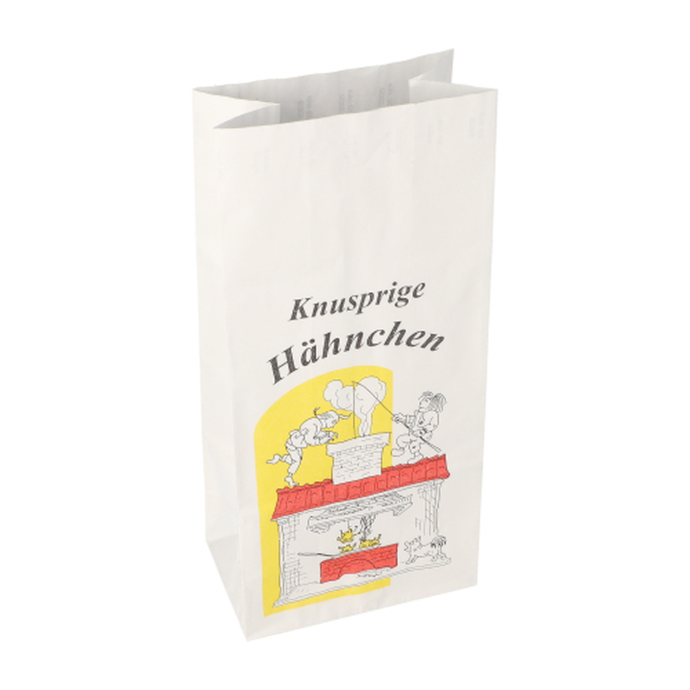 PAPSTAR Hähnchenbeutel, Papier mit Alu-Einlage 28 cm x 13 cm x 8 cm Max & M