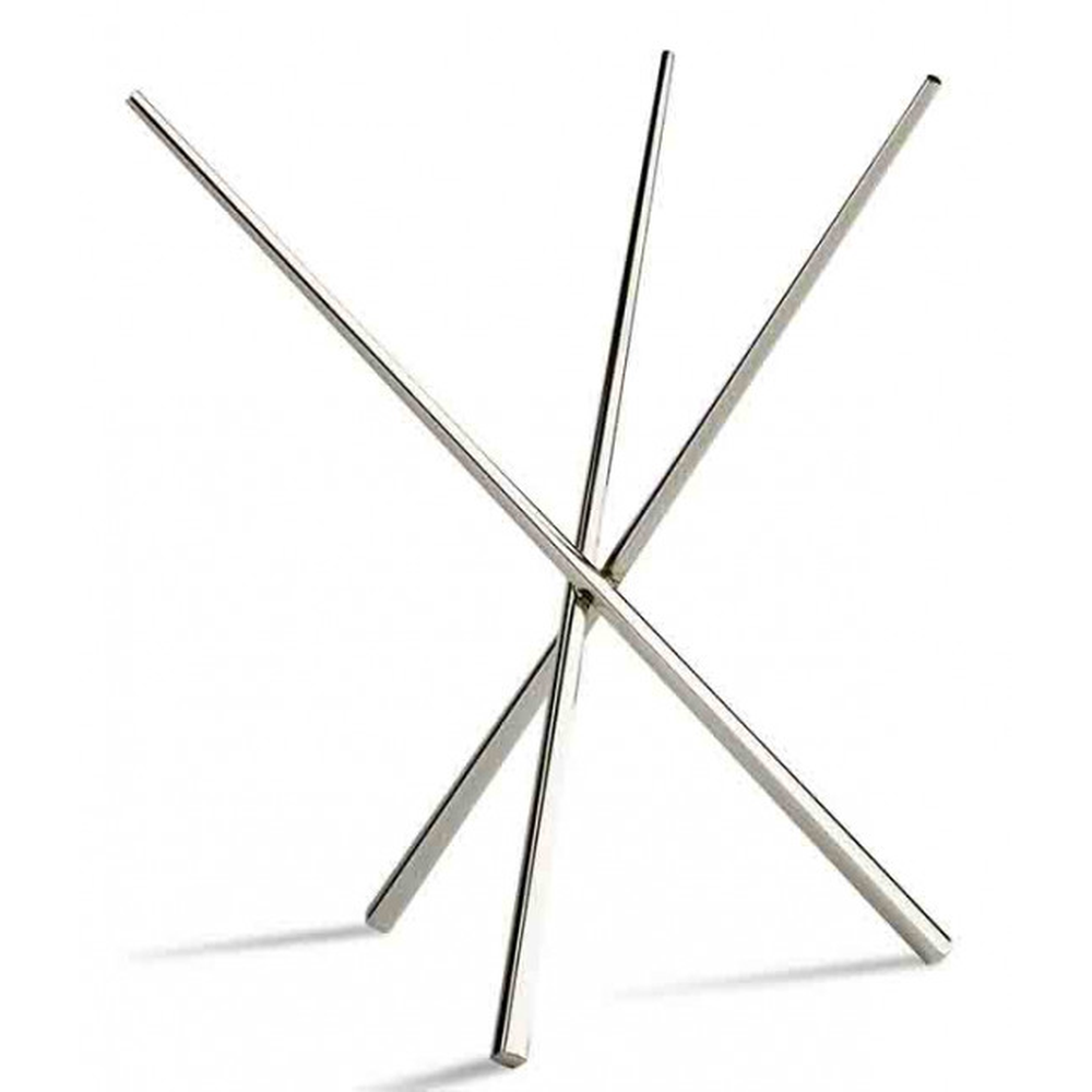 APS Buffetständer -ASIA PLUS- Ø 20,5 / Ø 16,5 cm, H: 20 cm , 18/10 Edelstahl, po