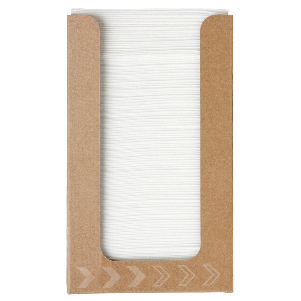 Duni Bio-Dunisoft-Serviettenbox 20 x 20 cm weiß
