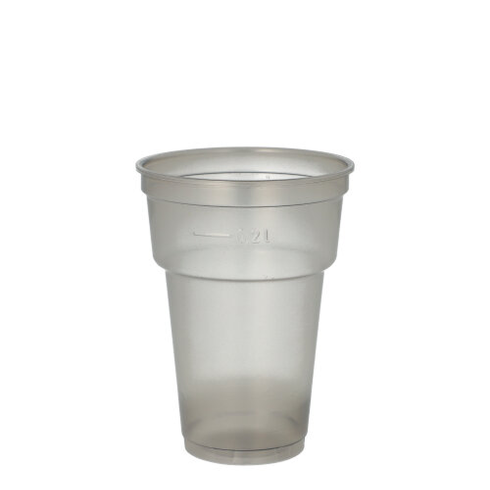 Papstar Mehrweg-Trinkbecher PP 0,2 l Ø 7,8 cm · 10,4 cm grau