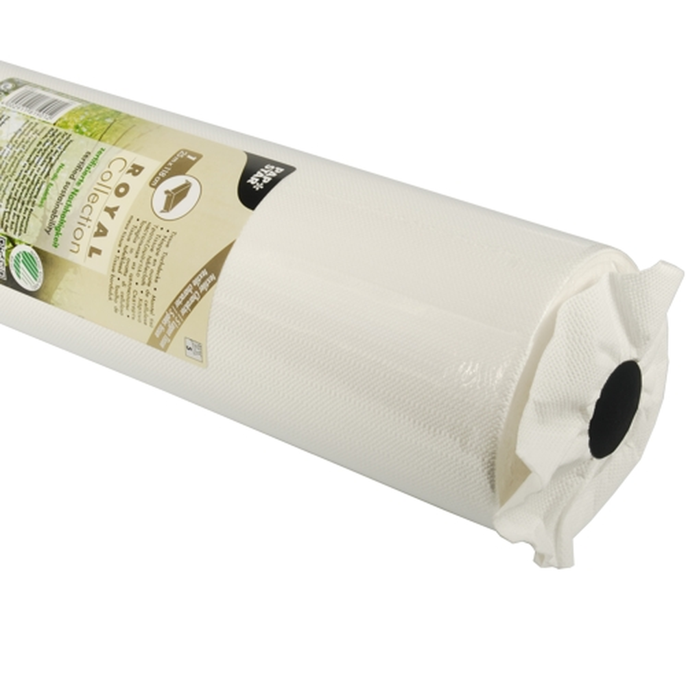 Papstar Tischdecke, Tissue "ROYAL Collection" 25 m x 1,18 m weiss