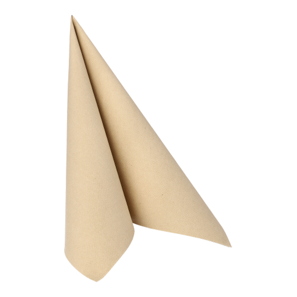 Papstar Servietten "ROYAL Collection" 1/4-Falz 40 cm x 40 cm sand