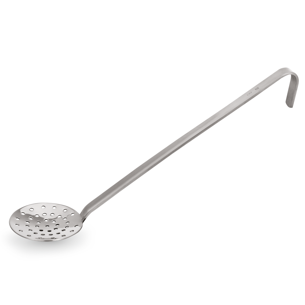 WAS Schaumlöffel KITCHEN TOOL 2085, Ø 16 cm, 40 cm, Perforation Ø 4 mm, Chromnic