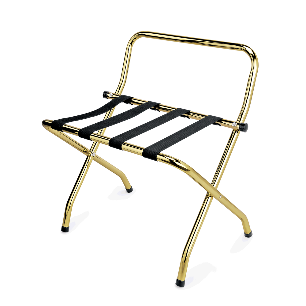 WAS Gepäckablage mit Wandschutz, Titanium gold, 59 x 59,5 x 61/79,5 cm, verchrom