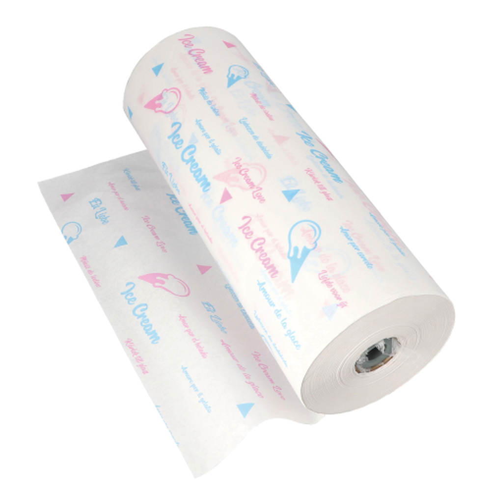 PAPSTAR kg Einschlagpapiere Kraftpapier 570 m x 50 cm weiss Ice Cream Secar