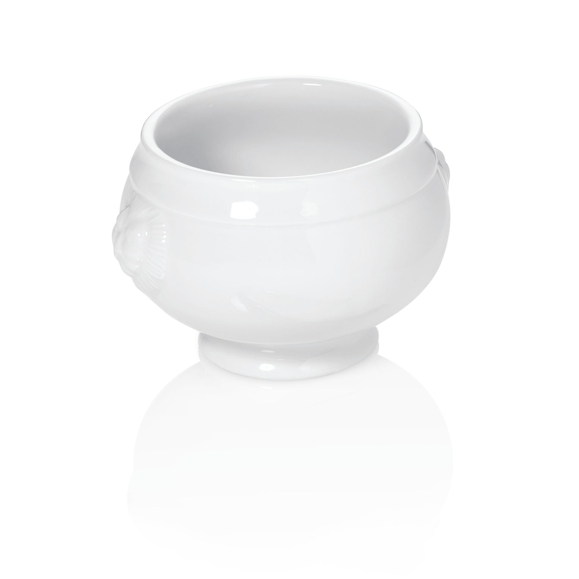 WAS Löwenkopfterrine Set, Ø 13,5 cm, 0,5 ltr., Set á 6 Stück, Porzellan