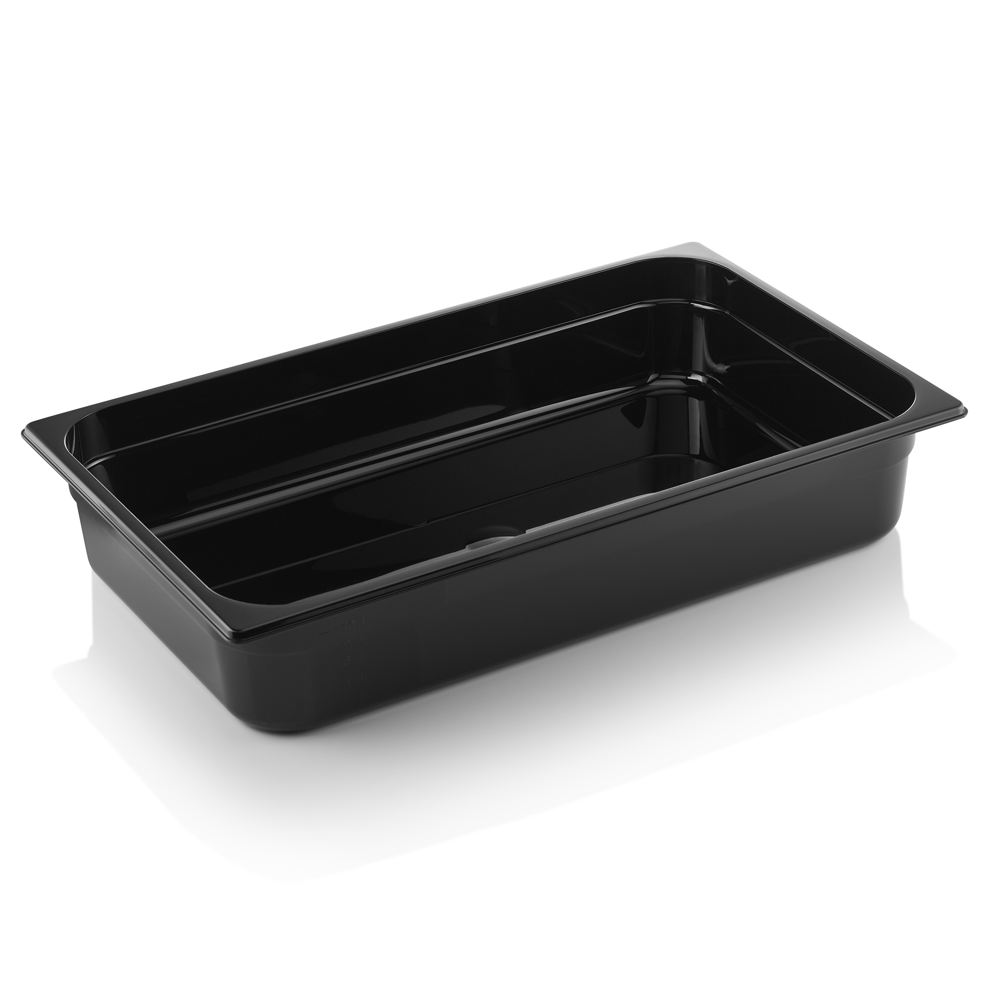 WAS GN Behälter GN 96 BLACK 1/1-100 mm, schwarz, Polycarbonat