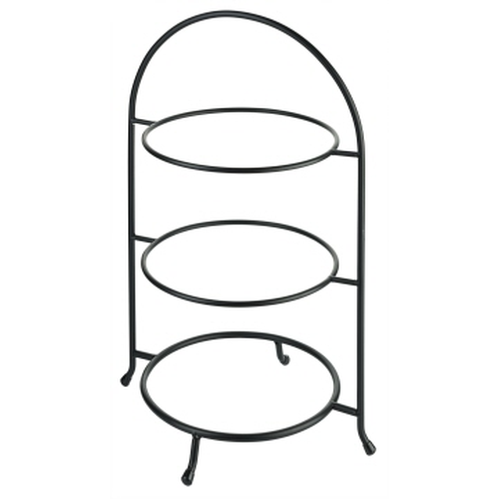 Contacto Telleretagere, schwarz für Teller 23-27 cm / 10''