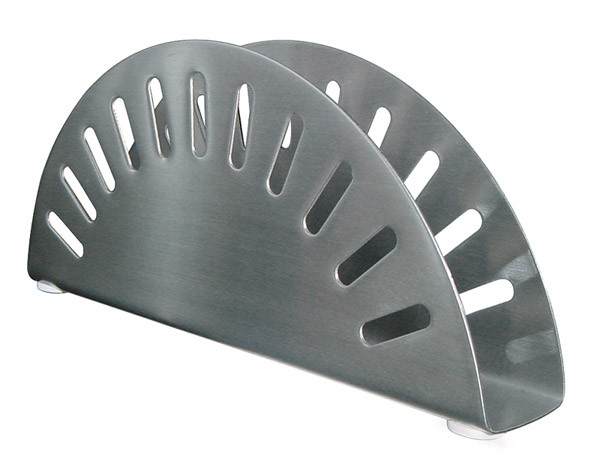 APS Serviettenhalter 17 x 3 cm, H: 7 cm , Edelstahl, matt poliert