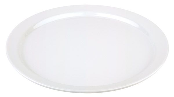 APS Tablett - PURE- Ø 31 cm, H: 2,5 cm , Melamin, weiß