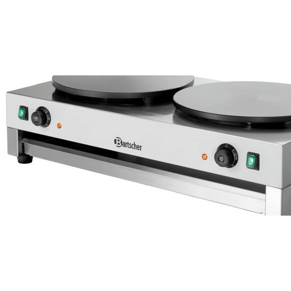 Bartscher Crêpe-Backgerät 2CP400 2 Platten