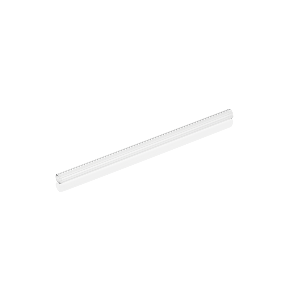 WAS Glastrinkhalm mit Bürste Set, Ø 8 mm, 15 cm, Set á 10 Stück, Glas