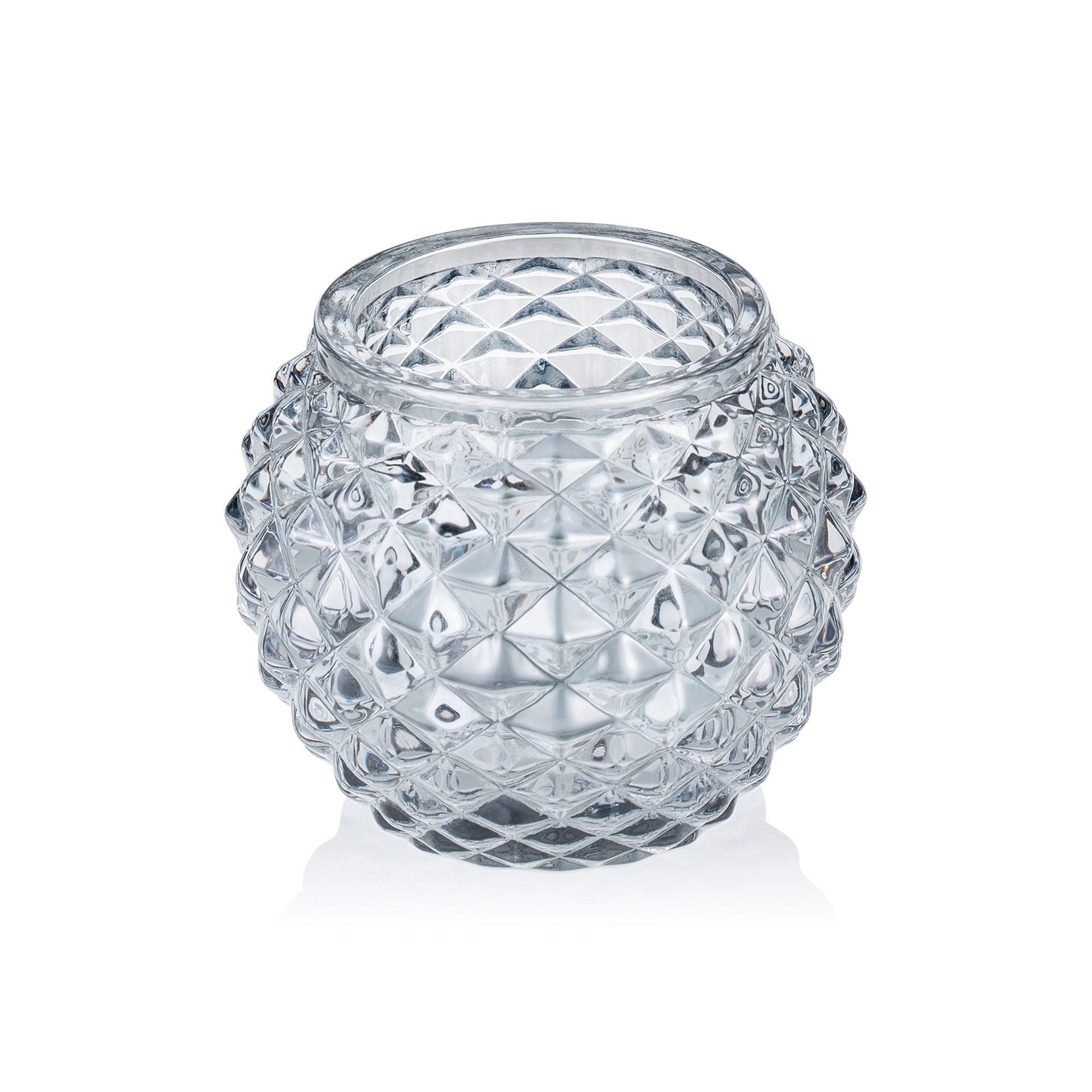 WAS Ball Smoke Grey YUYU, Ø 7,5 cm, Höhe 6 cm, Glas