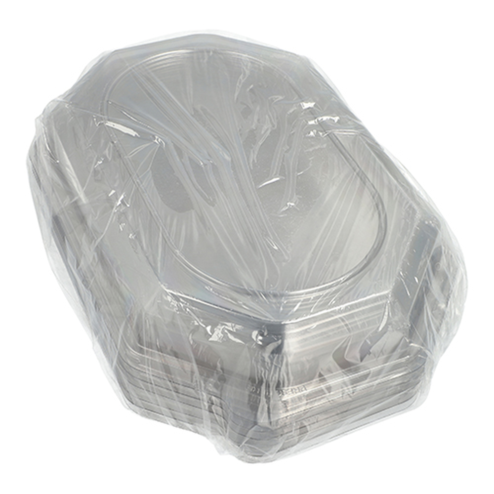 Papstar Deckel für Servierplatten, PET 6,3 cm x 45 cm x 31,5 cm transparent