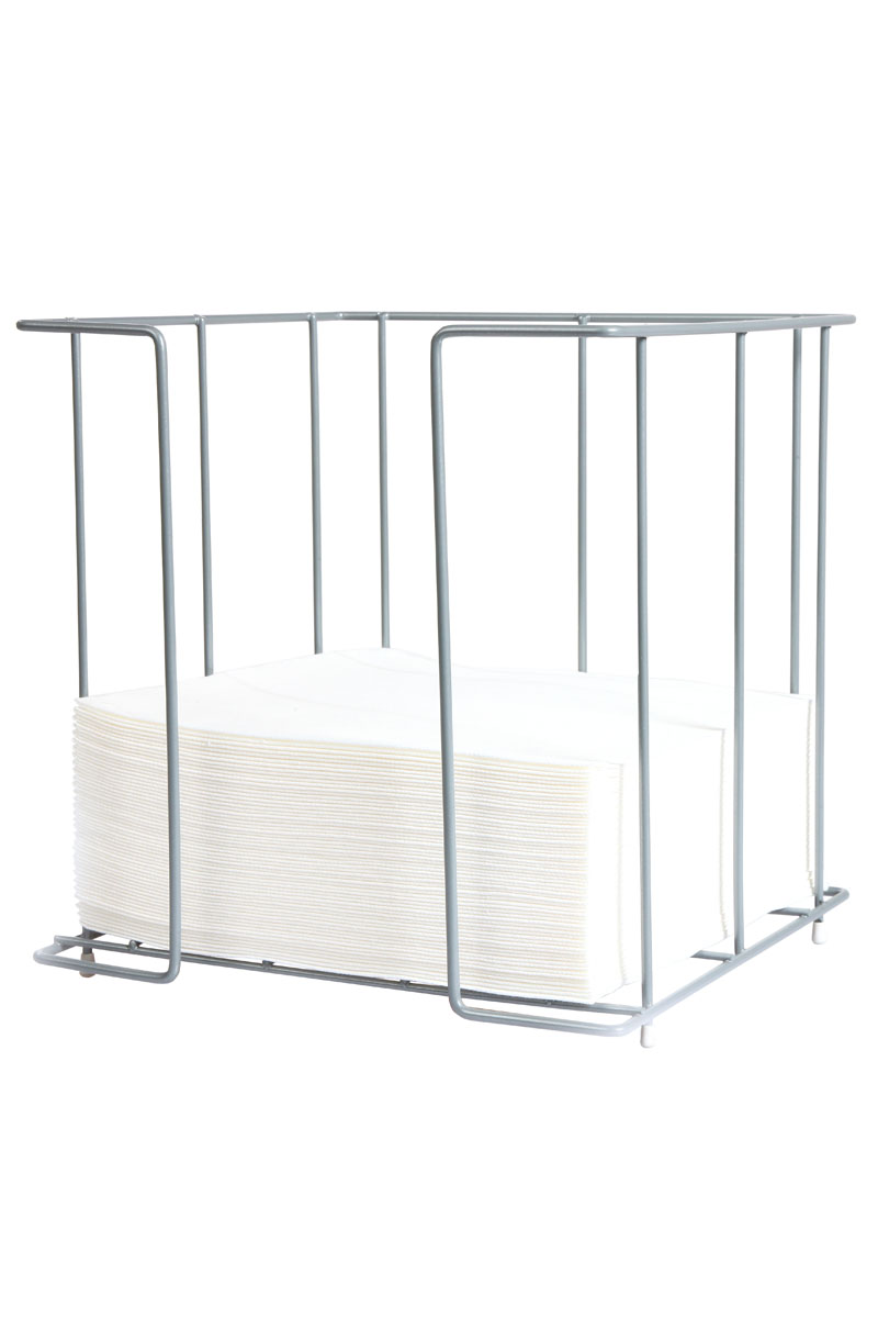 Duni Serviettenspender Draht, f. 33x33cm 1/4F chrom-metallic