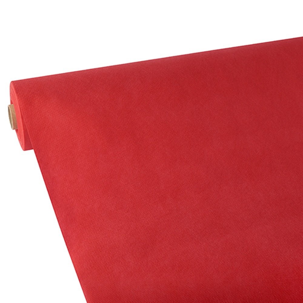Papstar Tischdecke, stoffähnlich, Vlies "soft selection" 25 m x 1,18 m rot