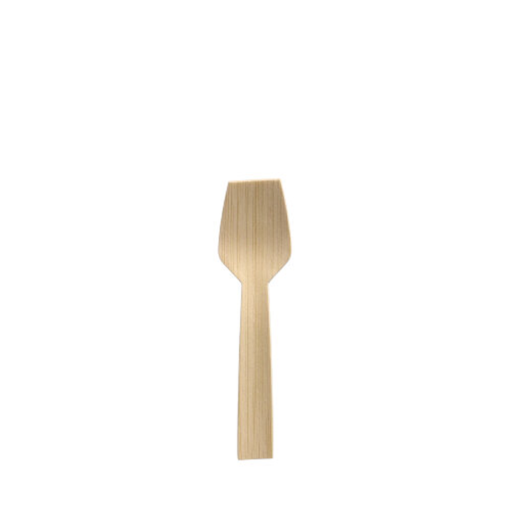 Papstar Eislöffel, Bambus "pure" 9,2 cm
