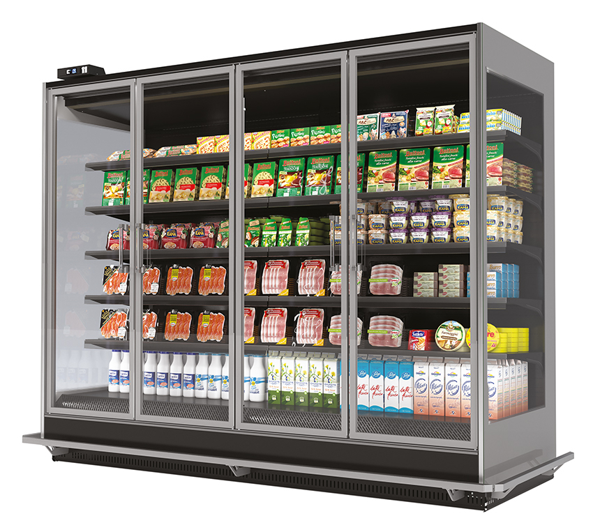 Nordcap Wandkühlregal ANGEL 950-206 M2 2500 mit Türen
