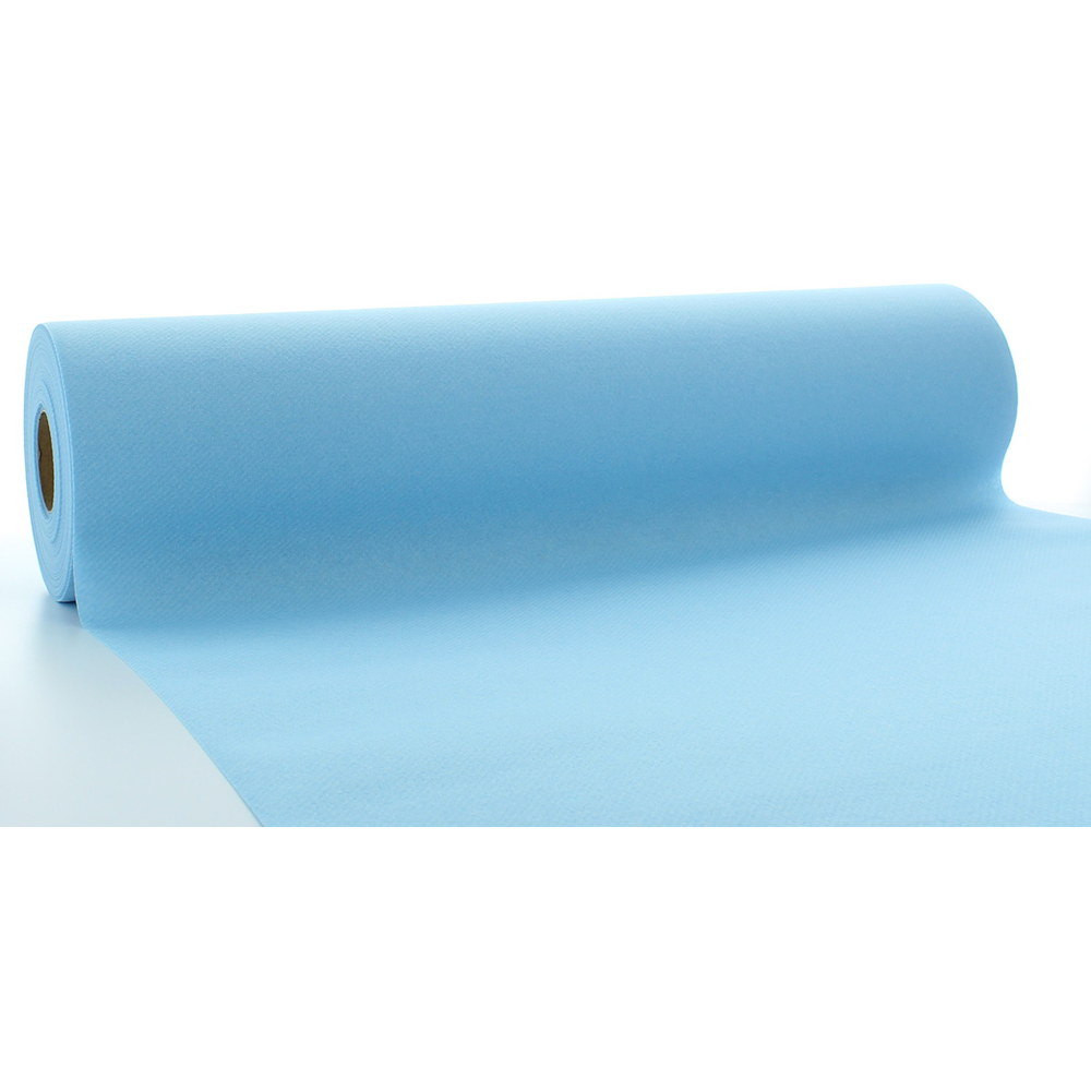 Mank Tischläufer Basic hellblau 40 cm x 24 m