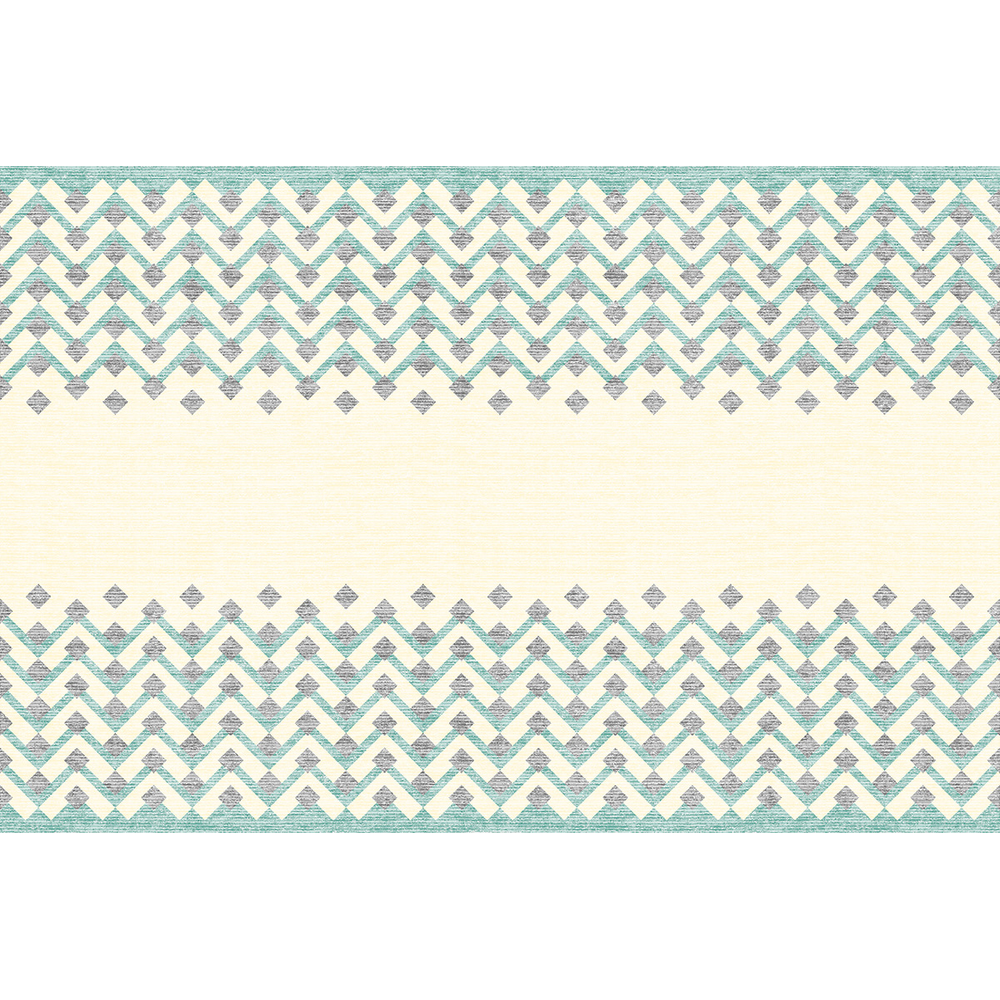 Mank Tischläufer Oskar beige-grün-schwarz 40 cm x 24 m