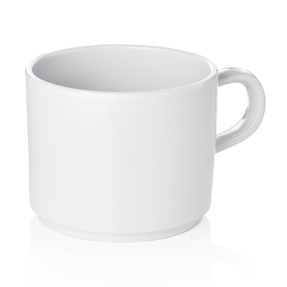 WAS Obertasse Set, 0,2 ltr., Ø 8 cm, Set á 12 Stück, Melamin