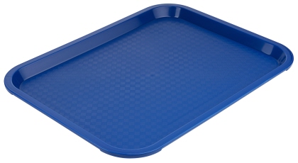 Contacto Serviertablett rechteckig Polypropylen blau, 35 x 27 cm