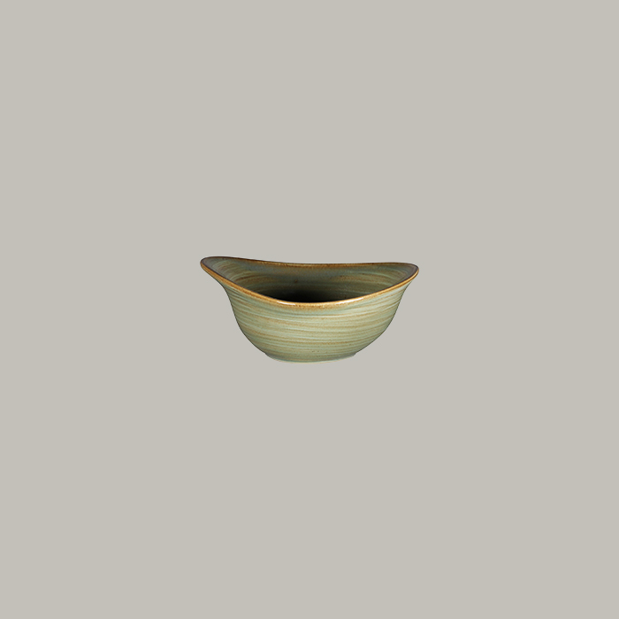 RAK Schale organisch - emerald  Serie: Spot L 16 cm / W 12 cm / Ht. 7 cm / Cont.