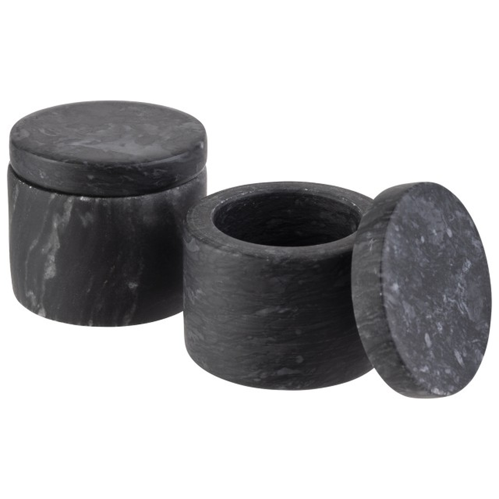 APS Marmordose, 2er Set Ø 6 cm, H: 5 cm, 40 ml