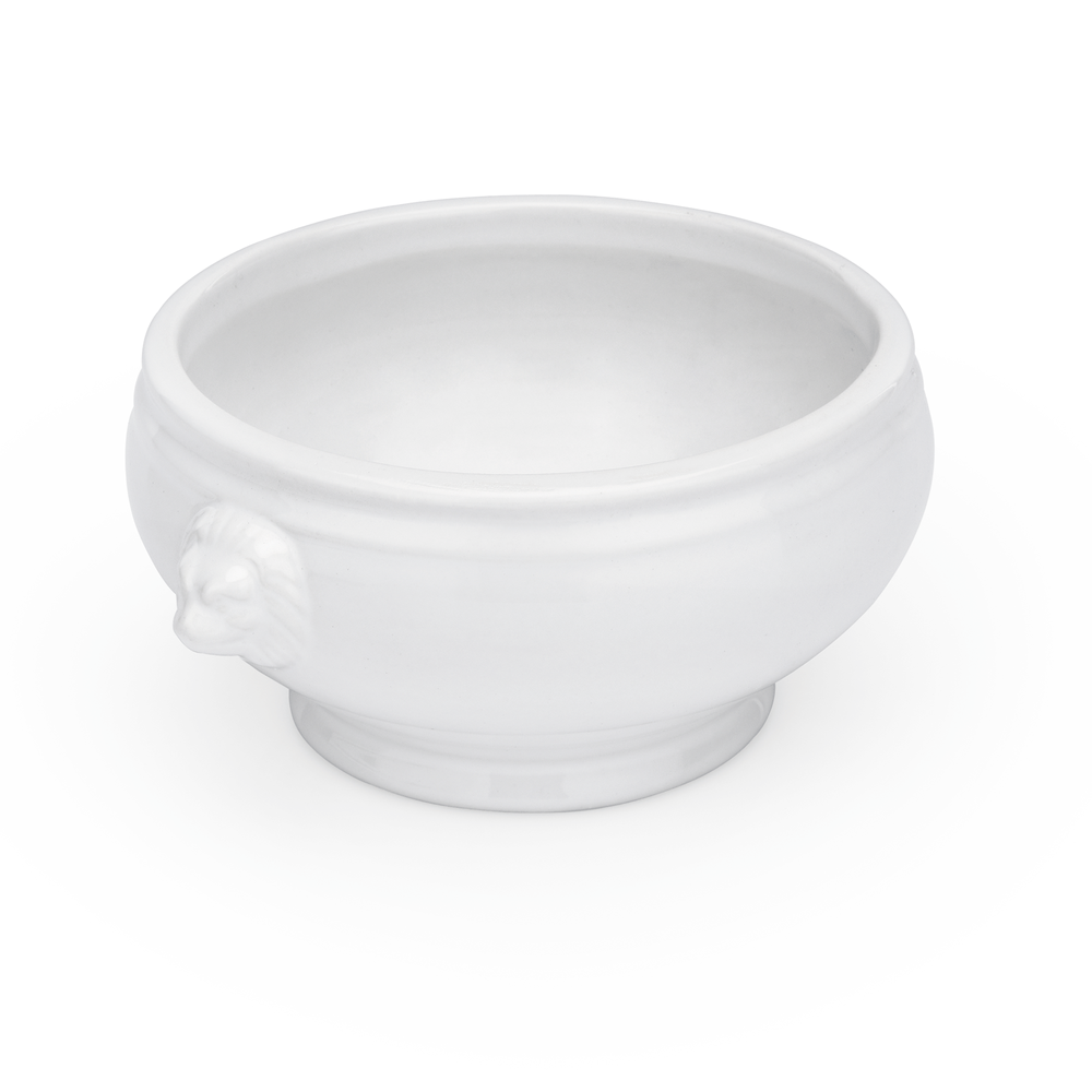 WAS Löwenkopfsuppentasse Set, 450 ml, Ø 15,5 cm, Set á 6 Stück, Porzellan