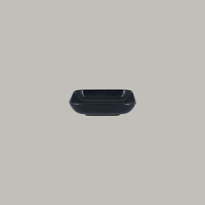 RAK Schale quadratisch  Serie: Karbon L 15 cm / W 15 cm / Ht. 3.5 cm / Cont. 37 