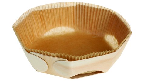 Pacovis Holzbackform 8-eckig inkl., Backpapier Ø150x55mm, 1100ml