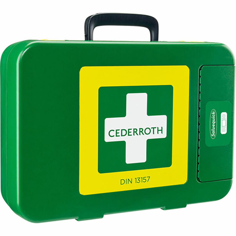 Papstar "Cederroth" First Aid Kit DIN 13157 30 cm x 42 cm x 18,8 cm grün