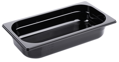 Contacto GN-Behälter 1/3, 65 mm Polycarbonat, schwarz
