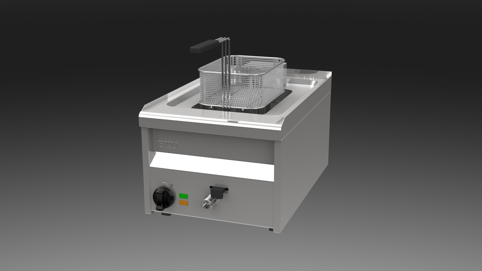EKU Snackline Elektro-Einzelfritteuse  FRE-40-60 1x 9 Liter