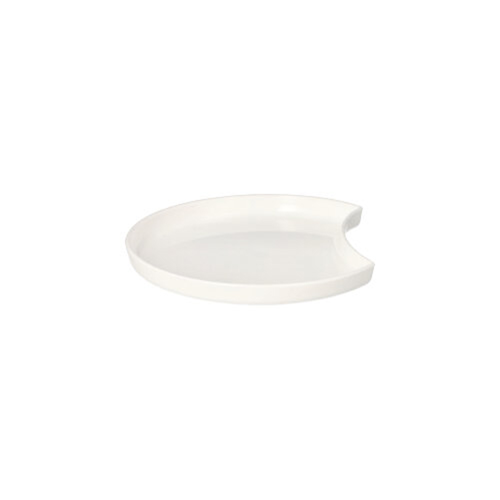 Papstar Mehrweg-Teller Halbmond Ø 12 cm · 1,2 cm weiss "Cella"