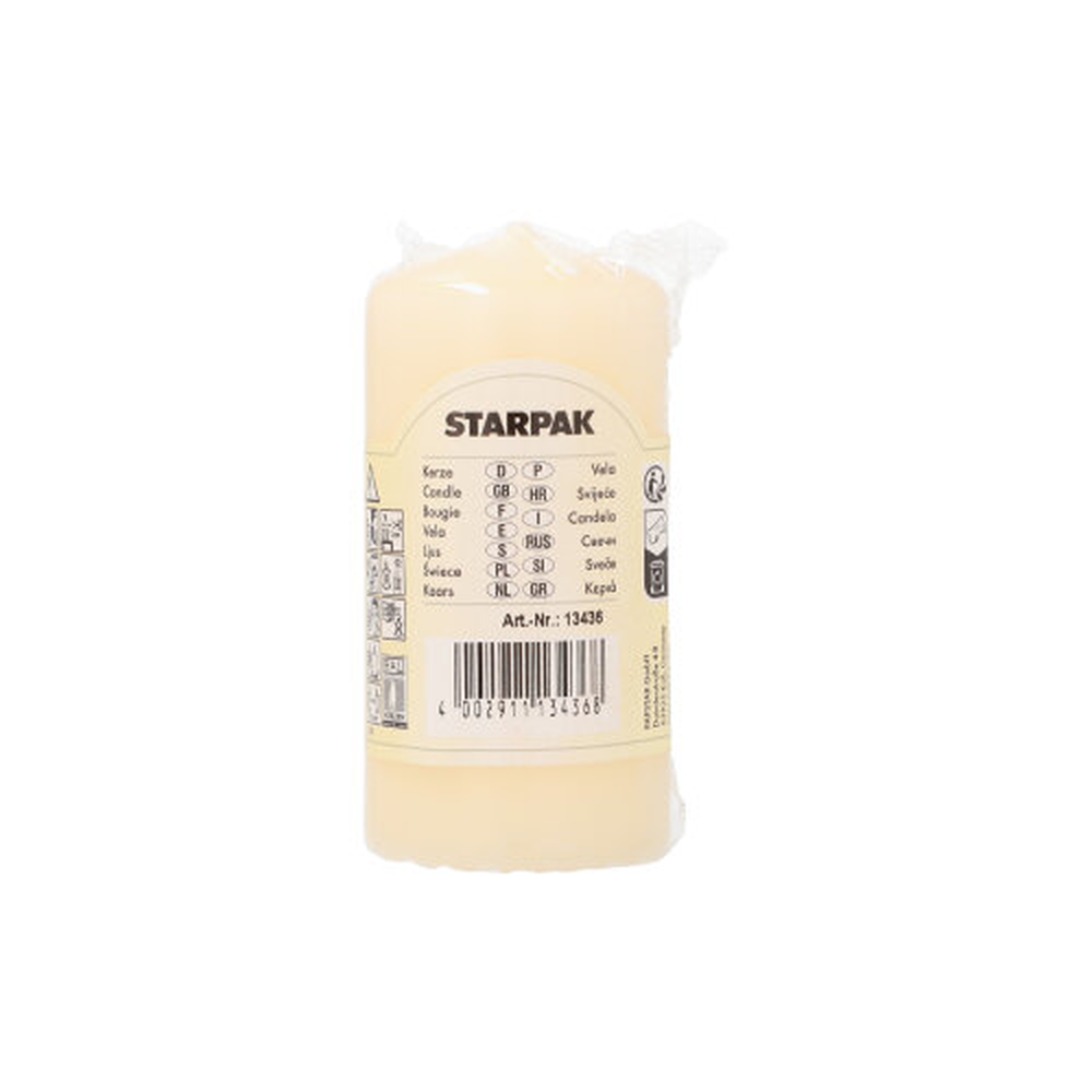 Papstar Stumpenkerze Ø 50 mm · 100 mm creme