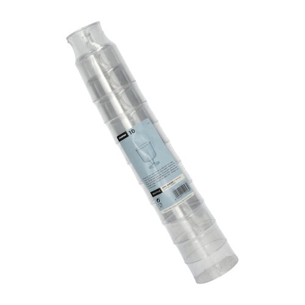 Papstar Stiel-Gläser für Rotwein, PS 0,2 l Ø 7,2 cm · 10 cm glasklar einteilig