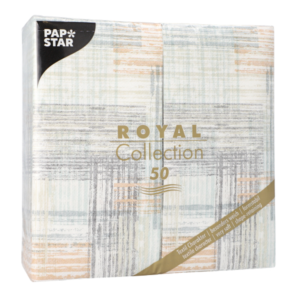 Papstar Servietten "ROYAL Collection" 1/8-Falz 40 cm x 40 cm "Modern"